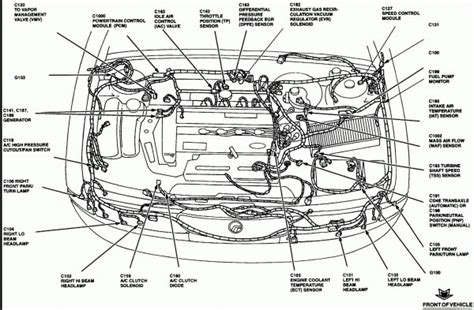 2000 mercury sable engine diagram wiring schematic 